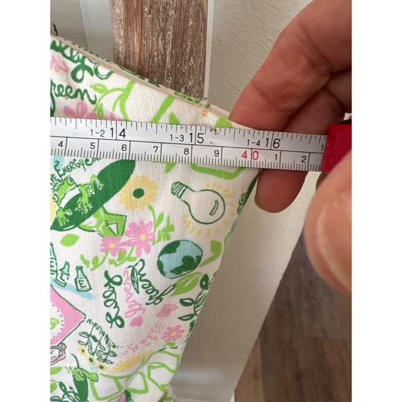 Lilly Pulitzer Rare Earth Day Vintange Strapless Fitted Cotton Lined‎ Dress 6 - Picture 5 of 9